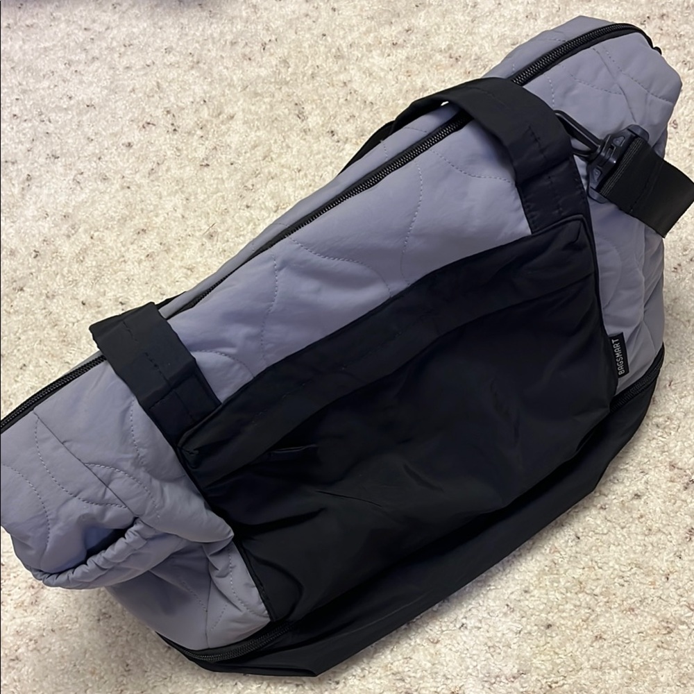 Black and Gray Weekender Bag